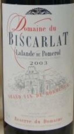 Domaine Du Biscarlat