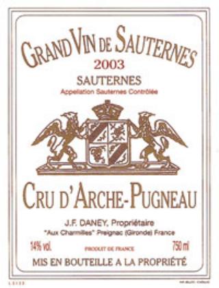 Cru D' Arche Pugneau