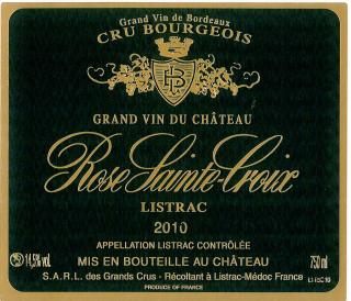 Château  Rose Sainte Croix