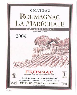 Château  Roumagnac La Maréchale