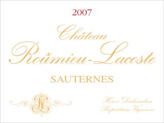 Château  Roûmieu-Lacoste