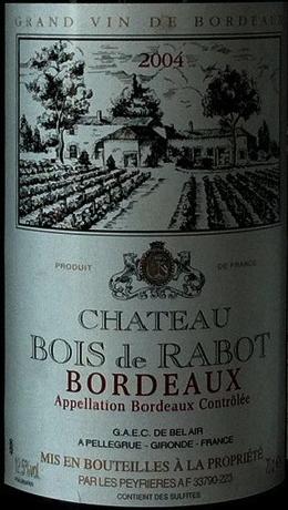 Château  Bois De Rabot