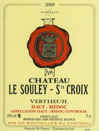 Château Le Souley Sainte Croix