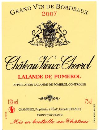 Château  Vieux Chevrol