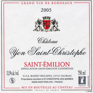 Château  Yon Saint Christophe