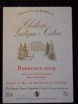 Château  Lartigue-Cèdres