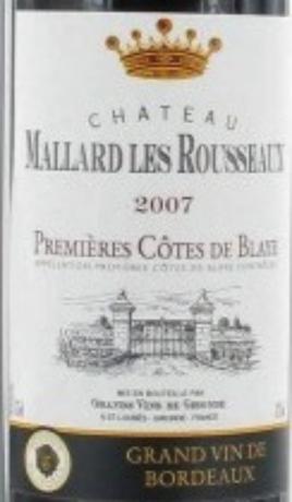 Château Mallard Les Rousseaux