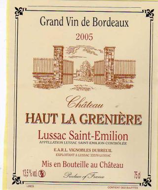 Château Haut La Grenière