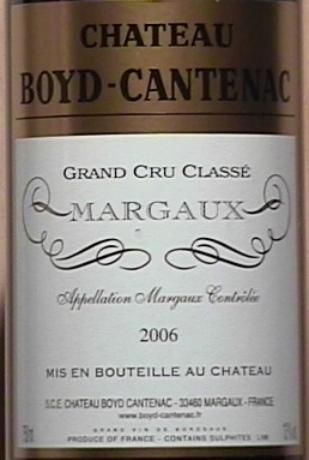 Château  Boyd Cantenac