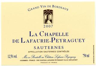 La Chapelle De Lafaurie Peyraguey