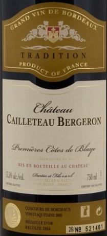 Château  Cailleteau Bergeron