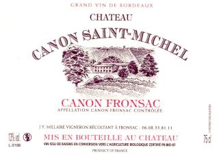 Château Canon Saint Michel