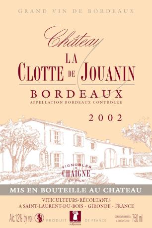 Château La Clotte De Jouanin