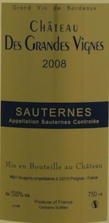 Chateau Des Grandes Vignes