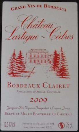 Château  Lartigue-Cèdres