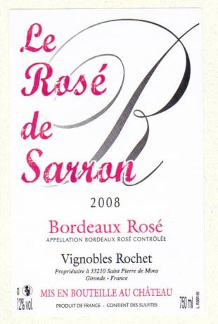 Le Rosé De Sarron