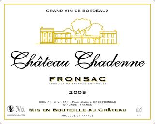 Château  Chadenne