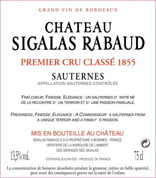 Chateau Sigalas Rabaud