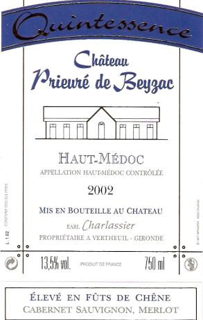 Chateau Prieure De Beyzac