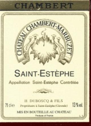 Château  Chambert Marbuzet