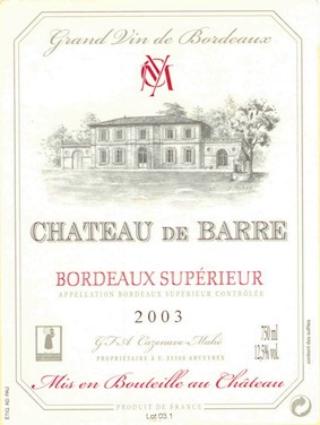 Chateau De Barre