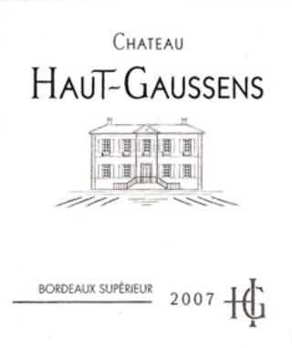 Chateau Haut Gaussens.