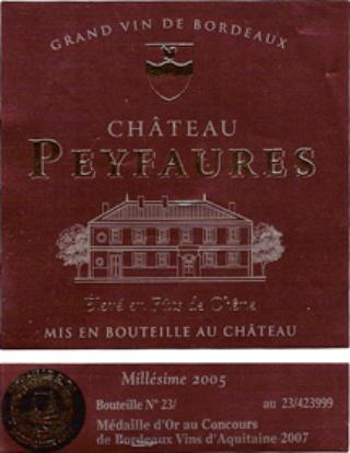 Chateau Peyfaures