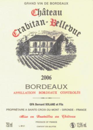 Chateau Crabitan-Bellevue