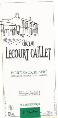 Chateau Lecourt  Caillet