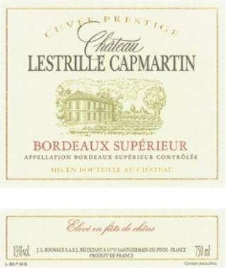 Château Lestrille Capmartin