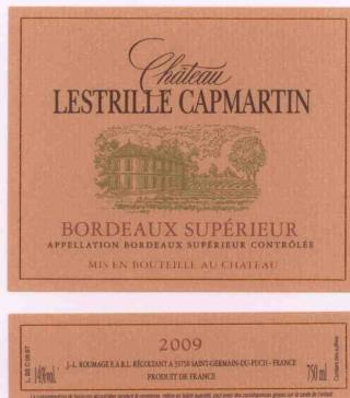 Chateau Lestrille Capmartin