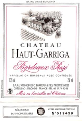 Chateau Haut Garriga