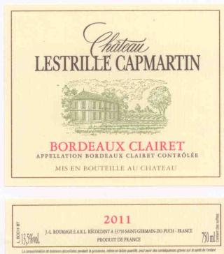 Chateau Lestrille Capmartin