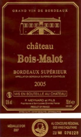 Chateau Bois Malot