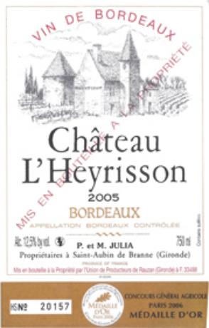 Chateau L'Heyrisson
