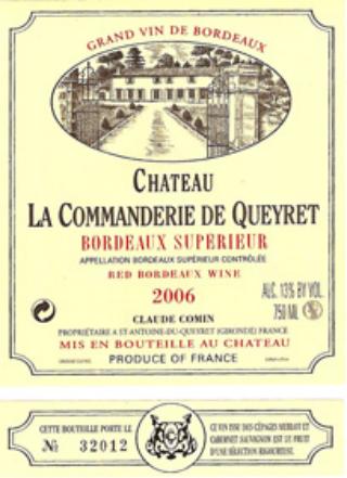 Chateau La Commanderie De Queyret