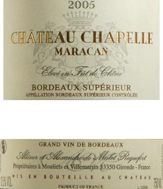 Château Chapelle Maracan