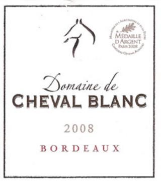 Domaine De Cheval Blanc   ---Etiquette Blanche---