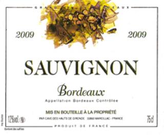 Sauvignon Tutiac Coop Hauts De Gironde