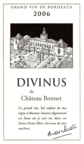 Divinus De Château Bonnet