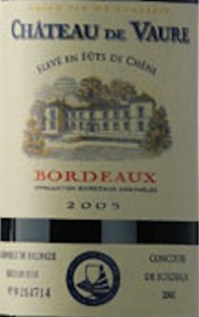 Chateau De Vaure  -  Fût