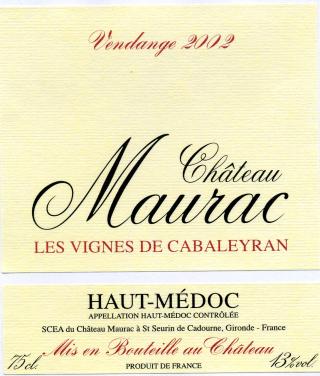 Château Maurac Vignes De Cabaleyran