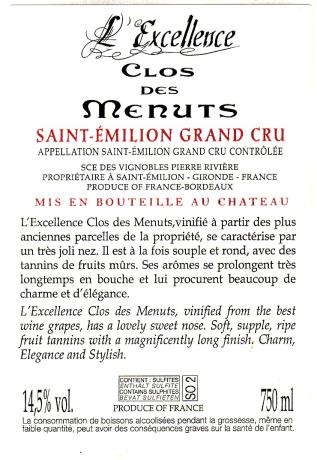L'Excellence Clos Des Menuts
