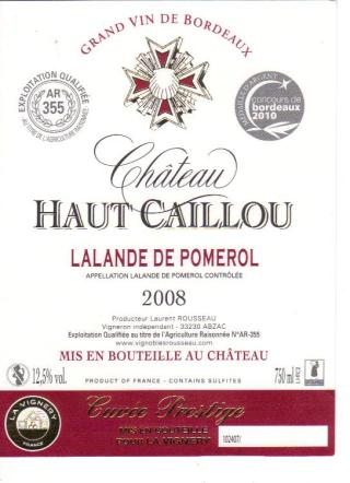 Château Haut Caillou