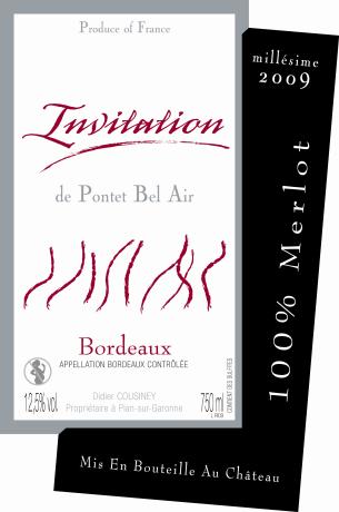 Invitation De Pontet Bel Air