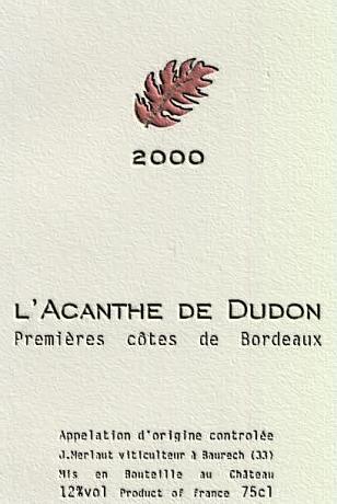 Acanthe De Dudon