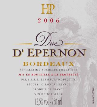 Duc D'Epernon