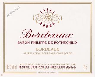 Bordeaux Baron Philippe De Rothschild Rouge