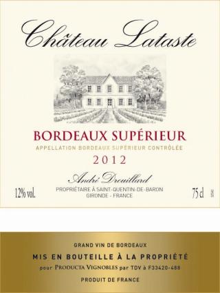 Château Lataste Bdx Sup