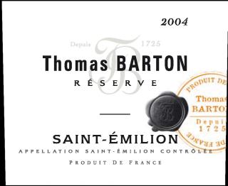 Thomas Barton Réserve Saint-Emilion